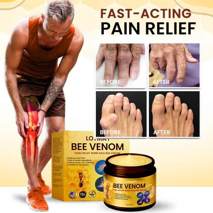LOTMAYยฎ Bee Venom Pain-Relief Bone Healing Cream (๐๐% ๐๐ฝ๐ฝ ๐๐ก๐๐ฆ ๐๐ก ๐ญ๐ฌ ๐ ๐๐ก๐จ๐ง๐๐ฆ)
