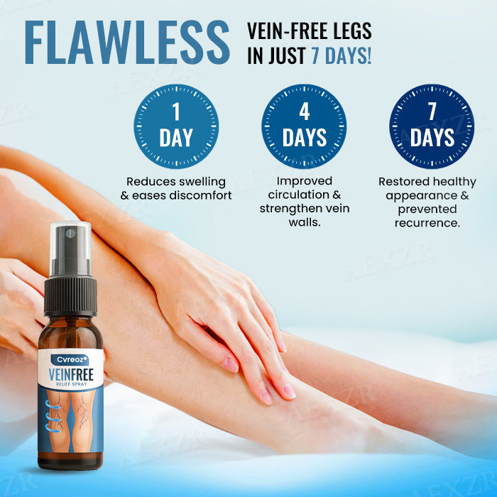 Cvreozยฎ VeinFree Relief Spray (๐๐% ๐๐ฝ๐ฝ ๐๐ก๐๐ฆ ๐๐ก ๐ญ๐ฌ ๐ ๐๐ก๐จ๐ง๐๐ฆ)