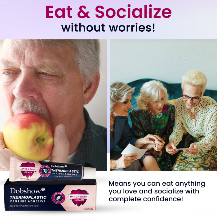 LAST 44 PCS LEFT!! Dobshow® Thermoplastic Denture Adhesive