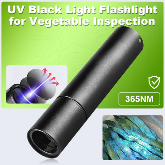 LAST 44 PCS LEFT!! Billholยฎ UV Black Light Flashlight for Vegetable Inspection (๐๐% ๐๐ฝ๐ฝ ๐๐ก๐๐ฆ ๐๐ก ๐ญ๐ฌ ๐ ๐๐ก๐จ๐ง๐๐ฆ) (Copy)