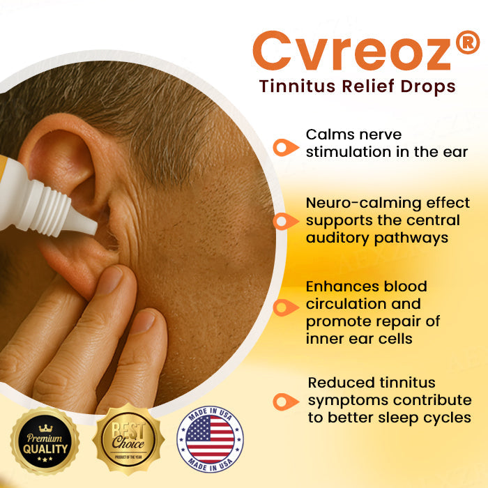 LAST 44 PCS!! Cvreoz® Tinnitus Relief Drops