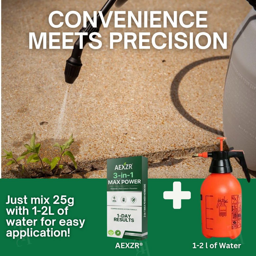LAST 44 PCS LEFT!!! AEXZR® 3 in 1 Max Power Herbicide