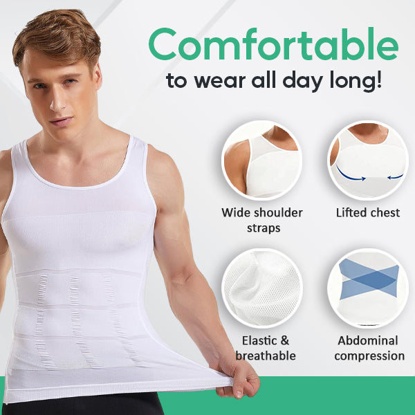 Sfrcordยฎ Menโs Vest Body Shaper (๐๐% ๐๐ฝ๐ฝ ๐๐ก๐๐ฆ ๐๐ก ๐ญ๐ฌ ๐ ๐๐ก๐จ๐ง๐๐ฆ)