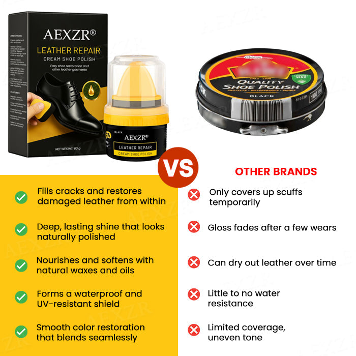 AEXZRยฎ Leather Repair Cream Shoe Polish (๐๐% ๐๐ฝ๐ฝ ๐๐ก๐๐ฆ ๐๐ก ๐ญ๐ฌ ๐ ๐๐ก๐จ๐ง๐๐ฆ)