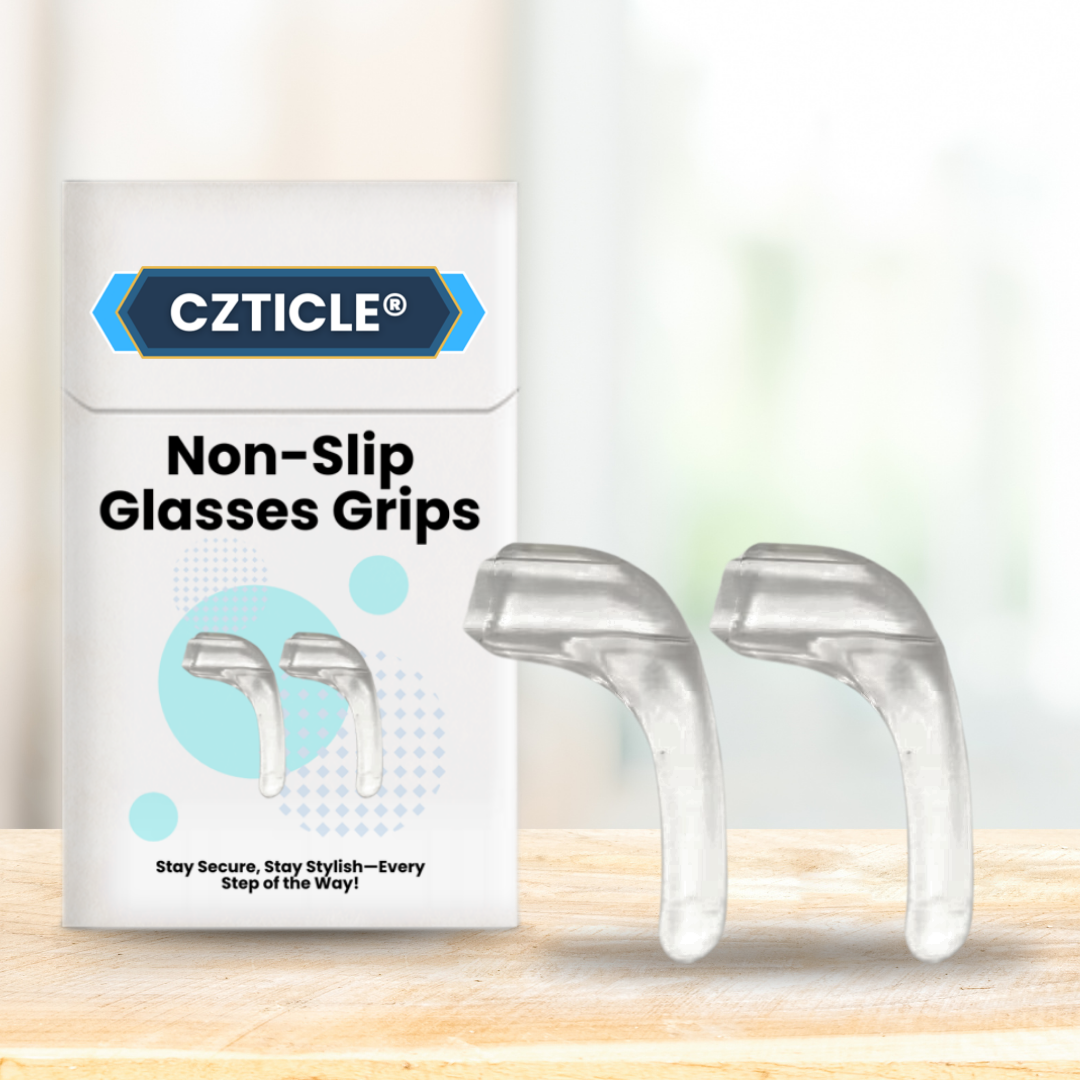 CZTICLE® Non-Slip Glasses Grips (𝟟𝟘% 𝕆𝔽𝔽 𝗘𝗡𝗗𝗦 𝗜𝗡 𝟭𝟬 𝗠𝗜𝗡𝗨𝗧𝗘𝗦)