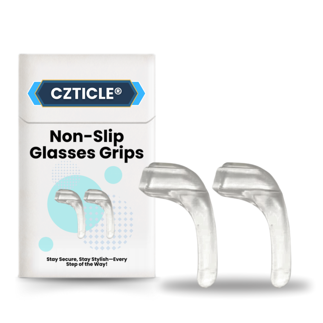CZTICLE® Non-Slip Glasses Grips (𝟟𝟘% 𝕆𝔽𝔽 𝗘𝗡𝗗𝗦 𝗜𝗡 𝟭𝟬 𝗠𝗜𝗡𝗨𝗧𝗘𝗦)