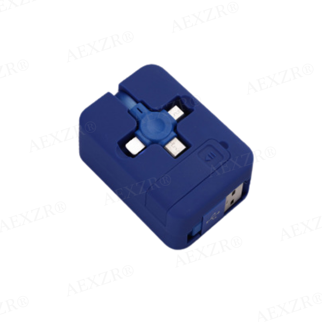 AEXZRยฎ Three-in-One Charging Cable Roll (๐๐% ๐๐ฝ๐ฝ ๐๐ก๐๐ฆ ๐๐ก ๐ญ๐ฌ ๐ ๐๐ก๐จ๐ง๐๐ฆ)