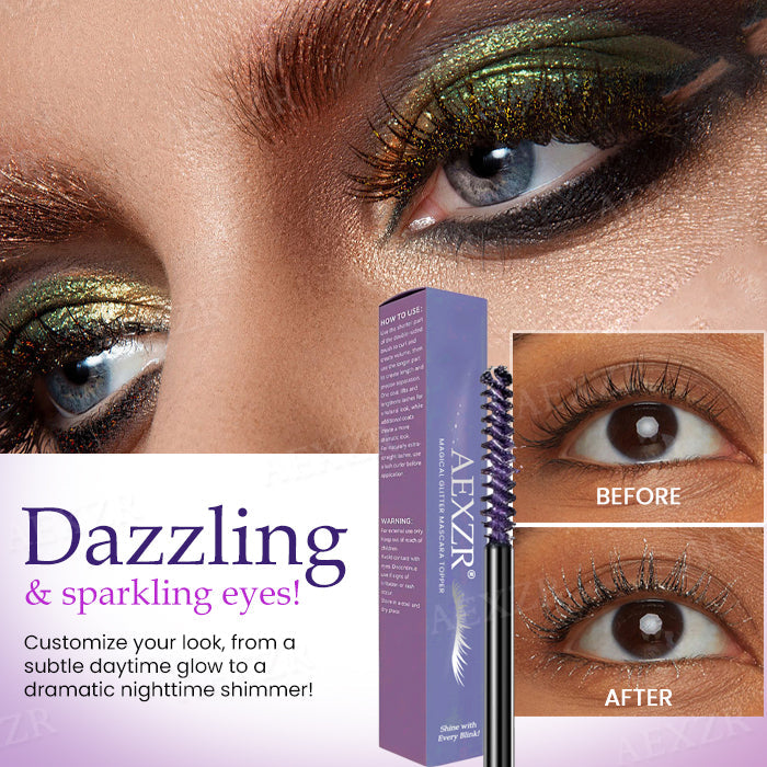 AEXZR® Magical Glitter Mascara Topper (𝟟𝟘% 𝕆𝔽𝔽 𝗘𝗡𝗗𝗦 𝗜𝗡 𝟭𝟬 𝗠𝗜𝗡𝗨𝗧𝗘𝗦)