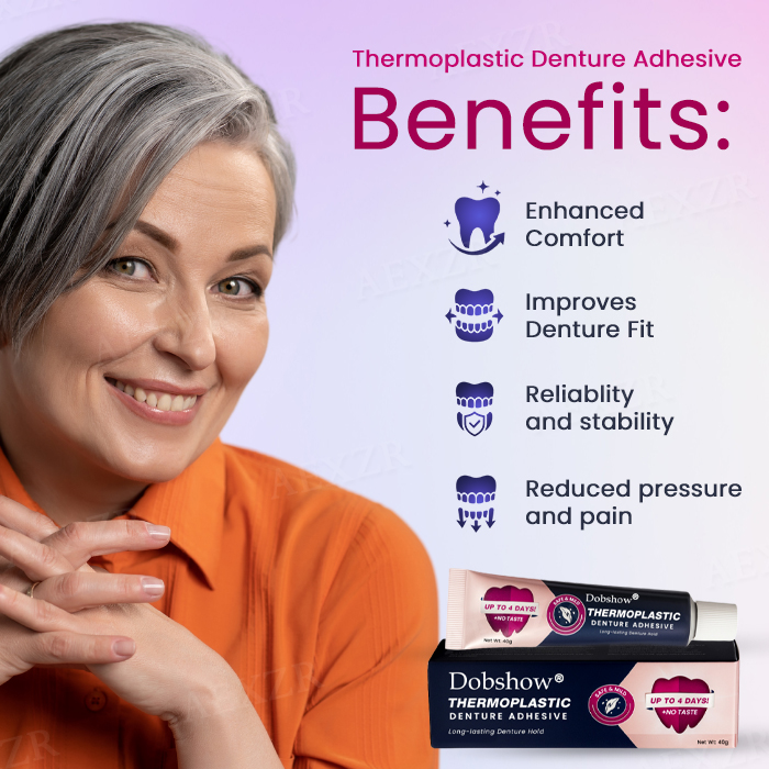 LAST 44 PCS LEFT!! Dobshow® Thermoplastic Denture Adhesive