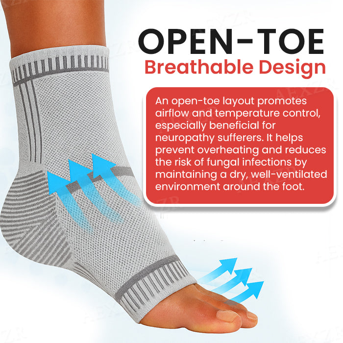 Sfrcord® Diabetic Smart Compression Foot Sleeve (𝟟𝟘% 𝕆𝔽𝔽 𝗘𝗡𝗗𝗦 𝗜𝗡 𝟭𝟬 𝗠𝗜𝗡𝗨𝗧𝗘𝗦)