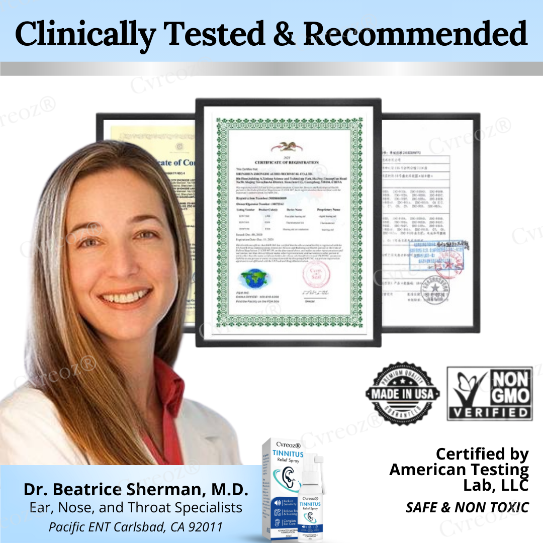 Cvreoz® Tinnitus Relief Spray