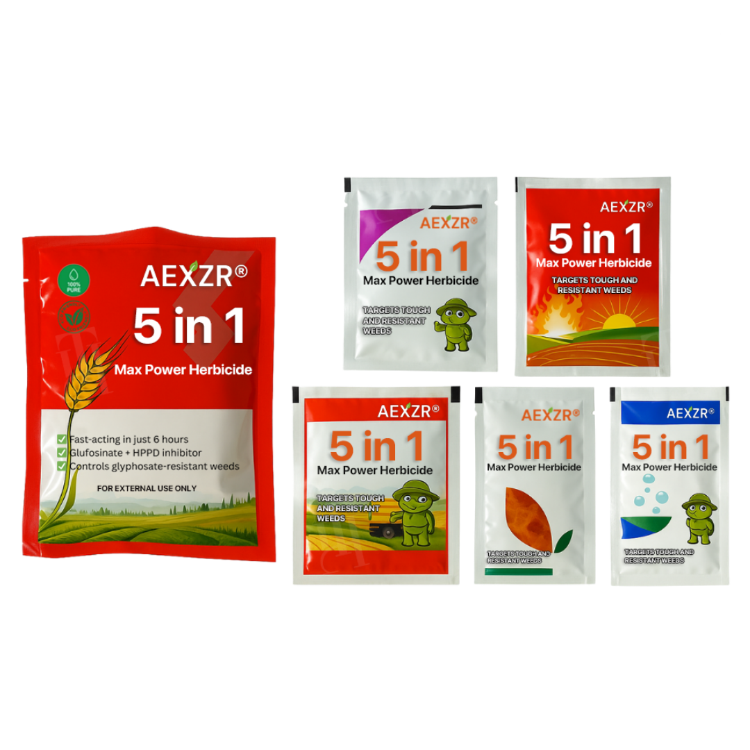 AEXZRยฎ 5 in 1 Max Power Herbicide (๐๐% ๐๐ฝ๐ฝ ๐๐ก๐๐ฆ ๐๐ก ๐ญ๐ฌ ๐ ๐๐ก๐จ๐ง๐๐ฆ)
