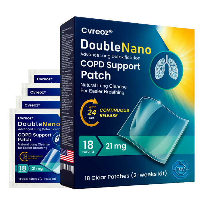 Cvreozยฎ DoubleNano COPD Support Patch (๐๐% ๐๐ฝ๐ฝ ๐๐ก๐๐ฆ ๐๐ก ๐ญ๐ฌ ๐ ๐๐ก๐จ๐ง๐๐ฆ)
