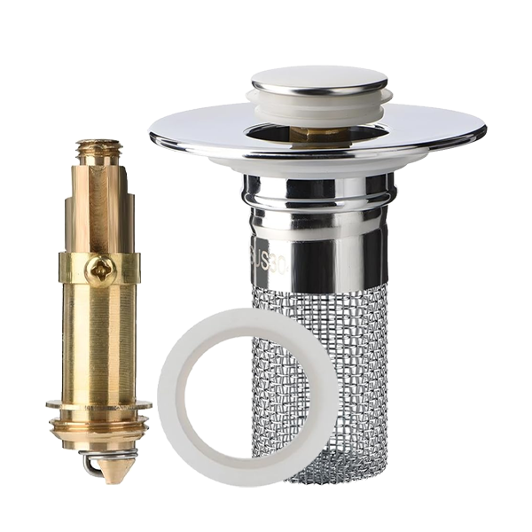 Sink Drain Strainer with Removable Stainless Steel Basket (๐๐% ๐๐ฝ๐ฝ ๐๐ก๐๐ฆ ๐๐ก ๐ญ๐ฌ ๐ ๐๐ก๐จ๐ง๐๐ฆ)