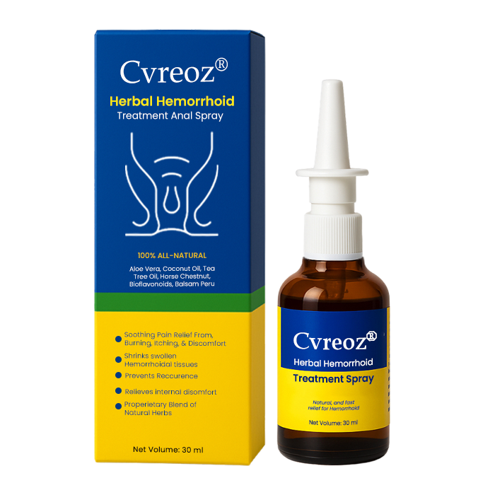 Cvreoz® Herbal Hemorrhoid Treatment Anal Spray (𝟟𝟘% 𝕆𝔽𝔽 𝗘𝗡𝗗𝗦 𝗜𝗡 𝟭𝟬 𝗠𝗜𝗡𝗨𝗧𝗘𝗦)
