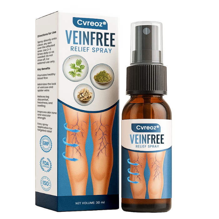 Cvreozยฎ VeinFree Relief Spray (๐๐% ๐๐ฝ๐ฝ ๐๐ก๐๐ฆ ๐๐ก ๐ญ๐ฌ ๐ ๐๐ก๐จ๐ง๐๐ฆ)