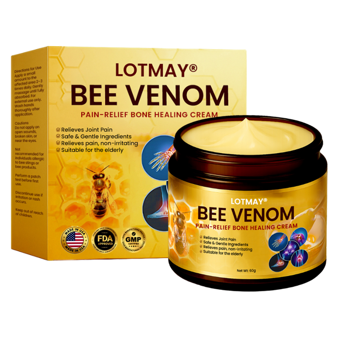 LOTMAYยฎ Bee Venom Pain-Relief Bone Healing Cream (๐๐% ๐๐ฝ๐ฝ ๐๐ก๐๐ฆ ๐๐ก ๐ญ๐ฌ ๐ ๐๐ก๐จ๐ง๐๐ฆ)