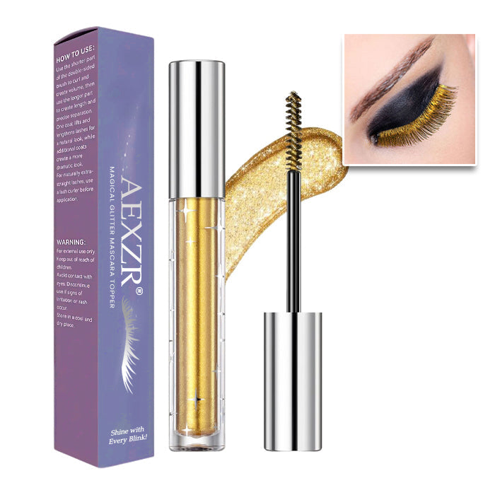 AEXZR® Magical Glitter Mascara Topper (𝟟𝟘% 𝕆𝔽𝔽 𝗘𝗡𝗗𝗦 𝗜𝗡 𝟭𝟬 𝗠𝗜𝗡𝗨𝗧𝗘𝗦)
