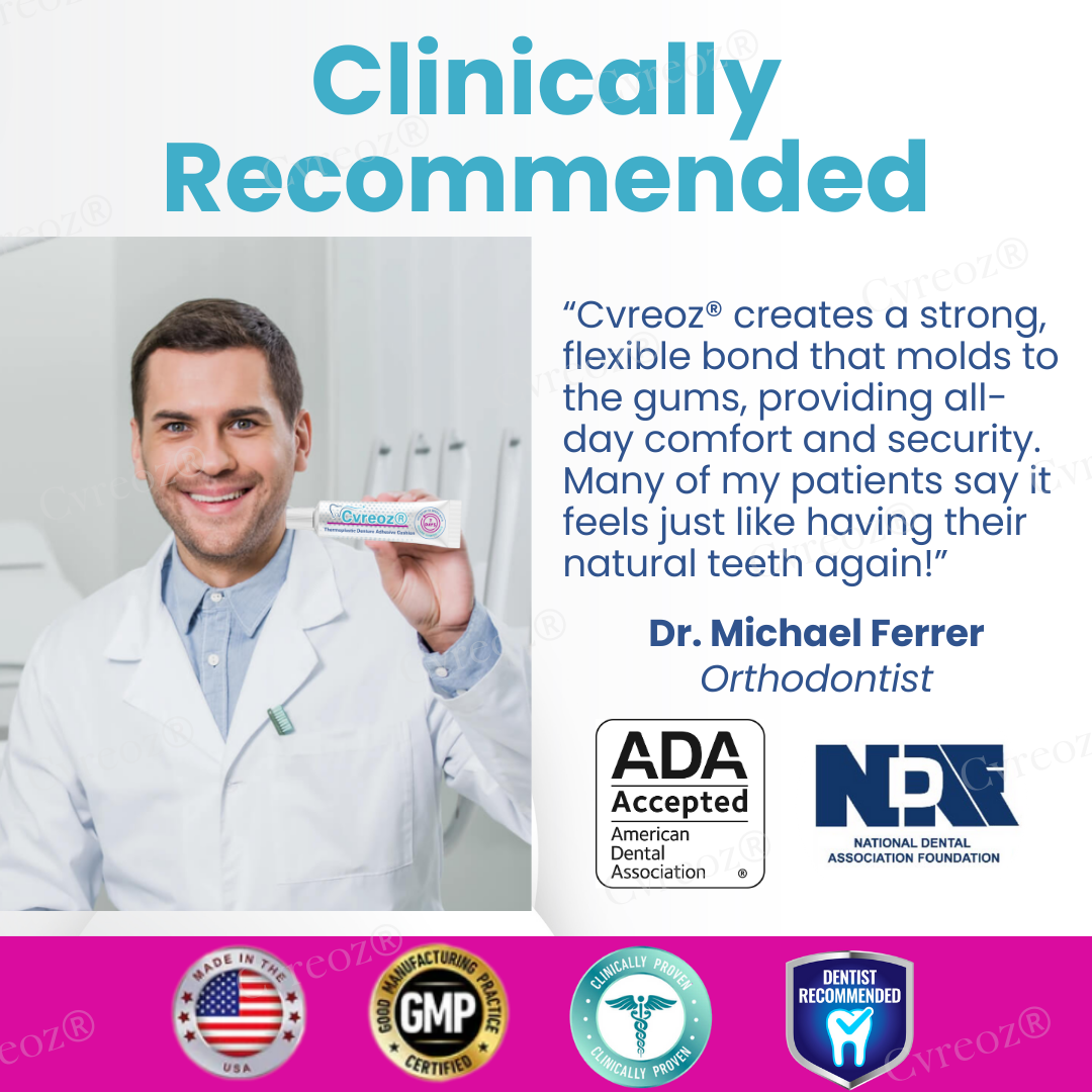 Cvreoz® Thermoplastic Denture Adhesive Cushion