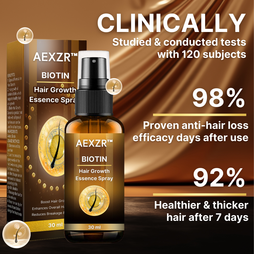 AEXZR™ Biotin Hair Growth Essence Spray (SALE ENDS IN 10 MINUTES)