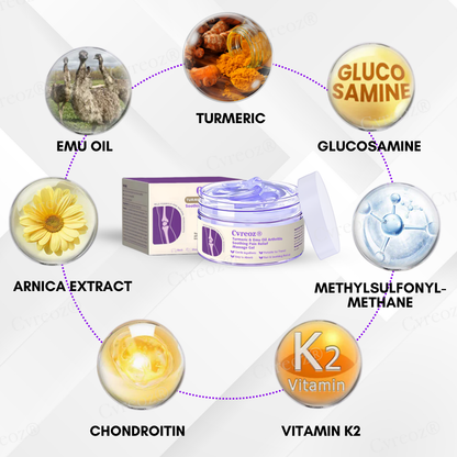 Cvreoz® Turmeric & Emu Oil Arthritis Soothing Pain Relief Massage Gel (𝟟𝟘% 𝕆𝔽𝔽 𝗘𝗡𝗗𝗦 𝗜𝗡 𝟭𝟬 𝗠𝗜𝗡𝗨𝗧𝗘𝗦)