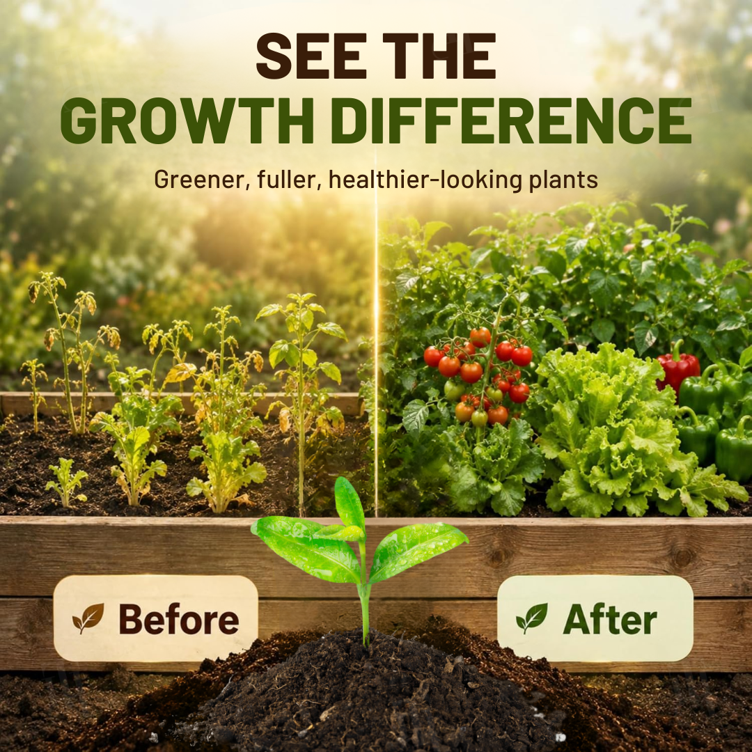 LAST 44 PCS LEFT!!! AEXZR® BioChar-Grow Soil Activator
