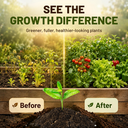 LAST 44 PCS LEFT!!! AEXZR® BioChar-Grow Soil Activator