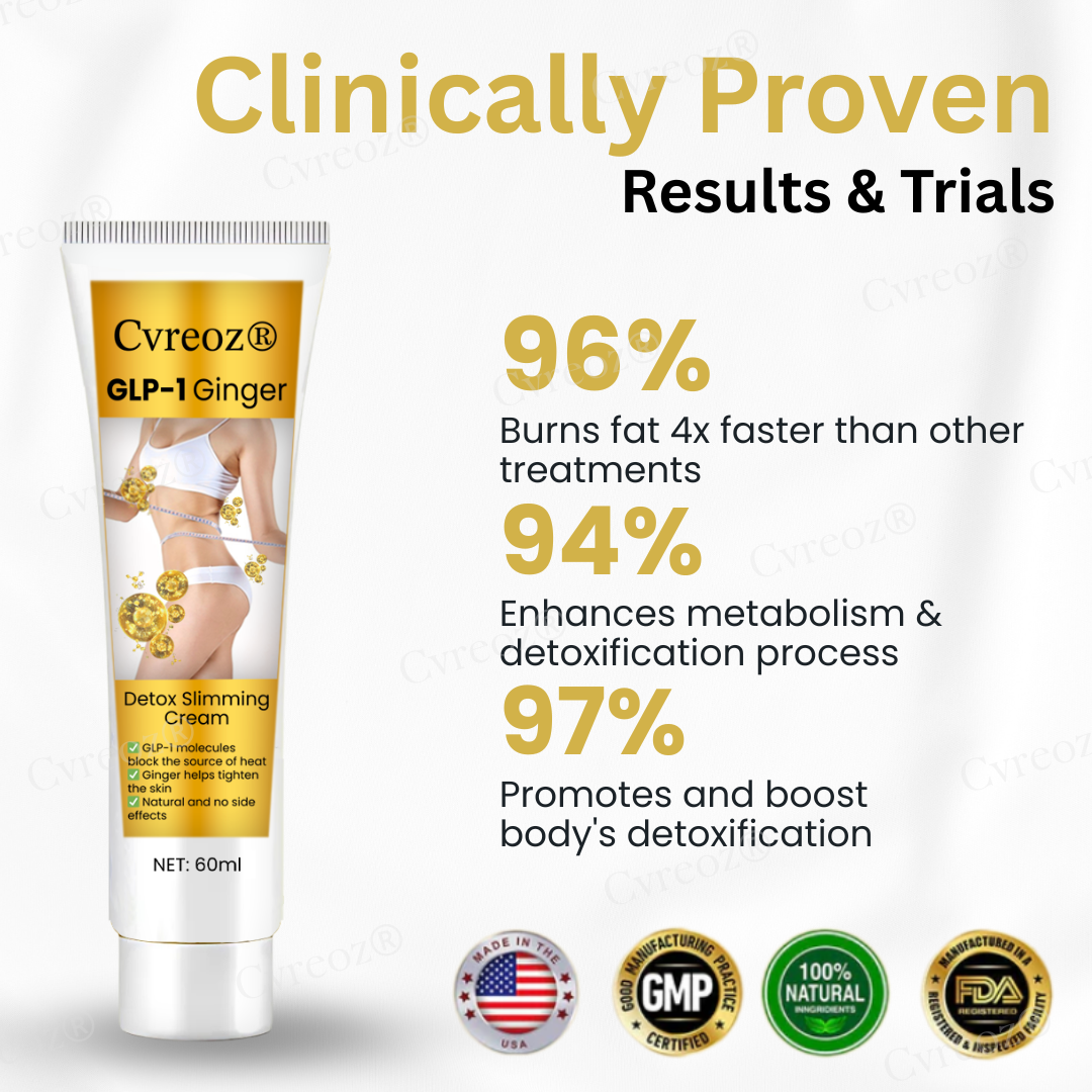 Cvreoz® GLP-1 Ginger Detox Slimming Cream (𝟟𝟘% 𝕆𝔽𝔽 𝗘𝗡𝗗𝗦 𝗜𝗡 𝟭𝟬 𝗠𝗜𝗡𝗨𝗧𝗘𝗦)