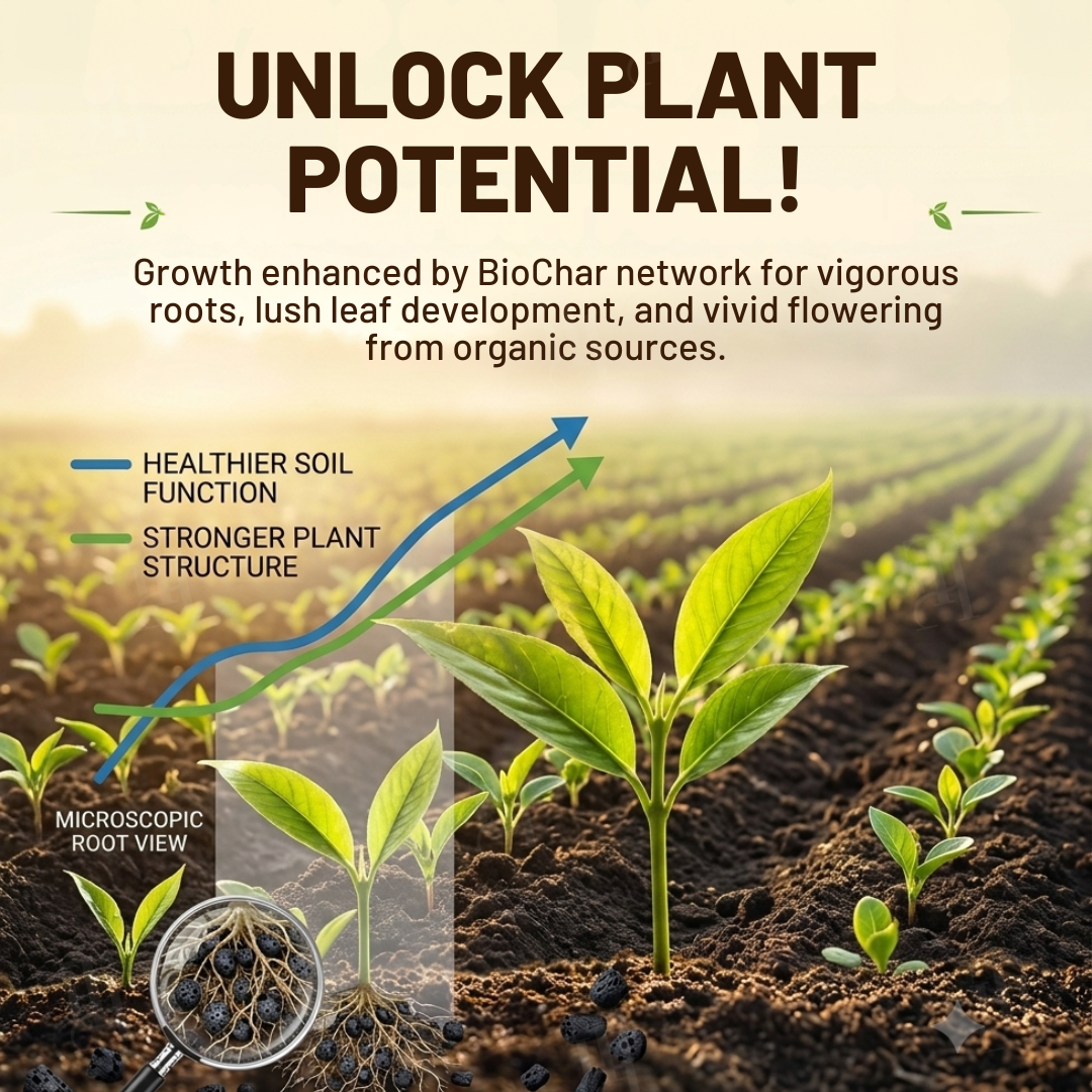 AEXZR® BioChar-Grow Soil Activator (𝟟𝟘% 𝕆𝔽𝔽 𝗘𝗡𝗗𝗦 𝗜𝗡 𝟭𝟬 𝗠𝗜𝗡𝗨𝗧𝗘𝗦)