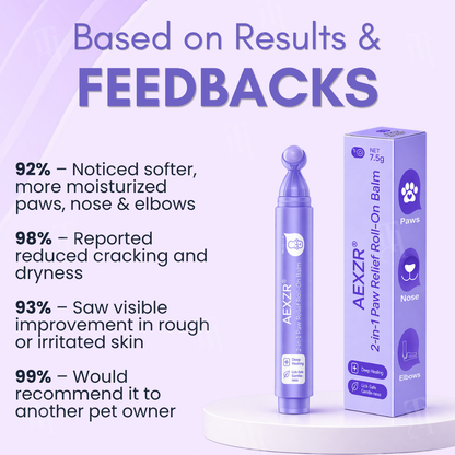 AEXZR® 2-in-1 Paw Relief Roll-On Balm (𝟟𝟘% 𝕆𝔽𝔽 𝗘𝗡𝗗𝗦 𝗜𝗡 𝟭𝟬 𝗠𝗜𝗡𝗨𝗧𝗘𝗦)