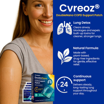 Cvreoz® DoubleNano COPD Support Patch (𝟟𝟘% 𝕆𝔽𝔽 𝗘𝗡𝗗𝗦 𝗜𝗡 𝟭𝟬 𝗠𝗜𝗡𝗨𝗧𝗘𝗦)