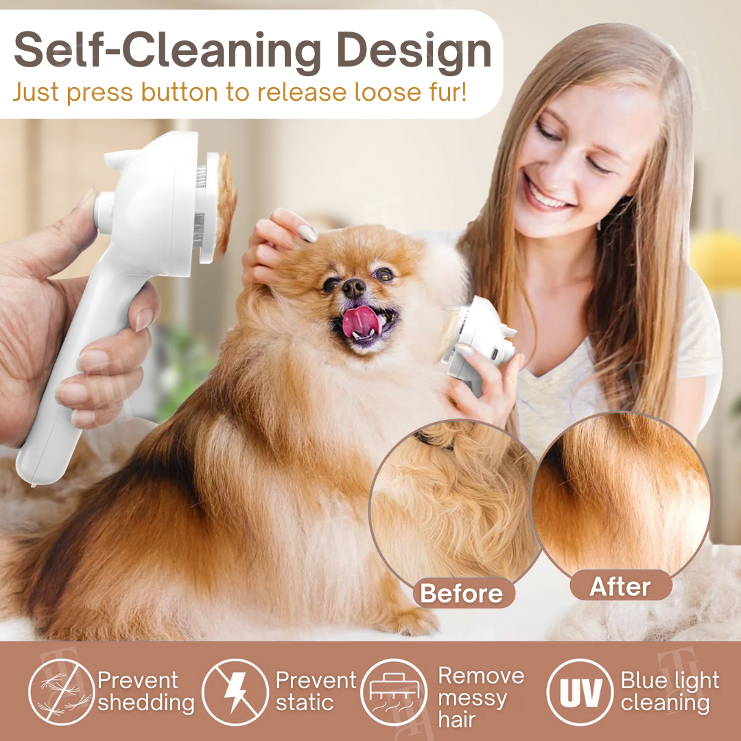 LAST 44 PCS LEFT!!! AEXZR® 3-in-1 Blue Light Grooming Comb