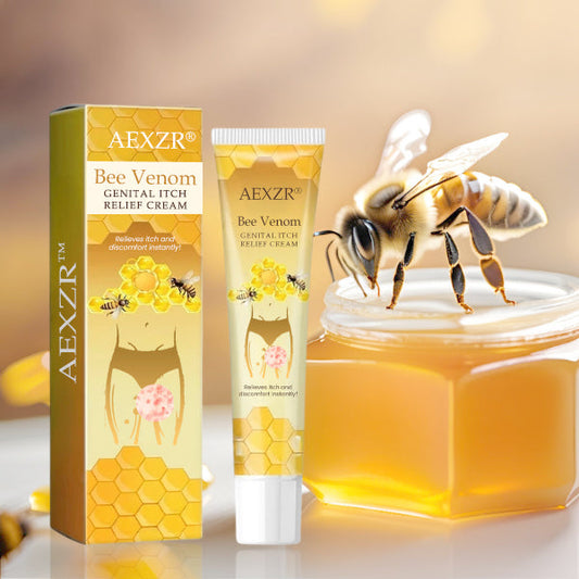 AEXZR® Bee Venom Genital Itch Relief Cream (𝟟𝟘% 𝕆𝔽𝔽 𝗘𝗡𝗗𝗦 𝗜𝗡 𝟭𝟬 𝗠𝗜𝗡𝗨𝗧𝗘𝗦)
