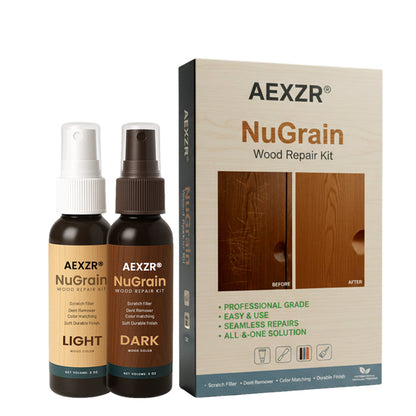 AEXZR® NuGrain Wood Repair Kit (𝟟𝟘% 𝕆𝔽𝔽 𝗘𝗡𝗗𝗦 𝗜𝗡 𝟭𝟬 𝗠𝗜𝗡𝗨𝗧𝗘𝗦)