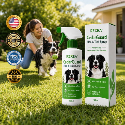 RZXEA™ CedarGuard Flea & Tick Spray (𝟟𝟘% 𝕆𝔽𝔽 𝗘𝗡𝗗𝗦 𝗜𝗡 𝟭𝟬 𝗠𝗜𝗡𝗨𝗧𝗘𝗦)