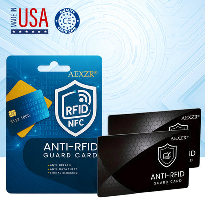 AEXZR® Anti-RFID Guard Card (𝟟𝟘% 𝕆𝔽𝔽 𝗘𝗡𝗗𝗦 𝗜𝗡 𝟭𝟬 𝗠𝗜𝗡𝗨𝗧𝗘𝗦)