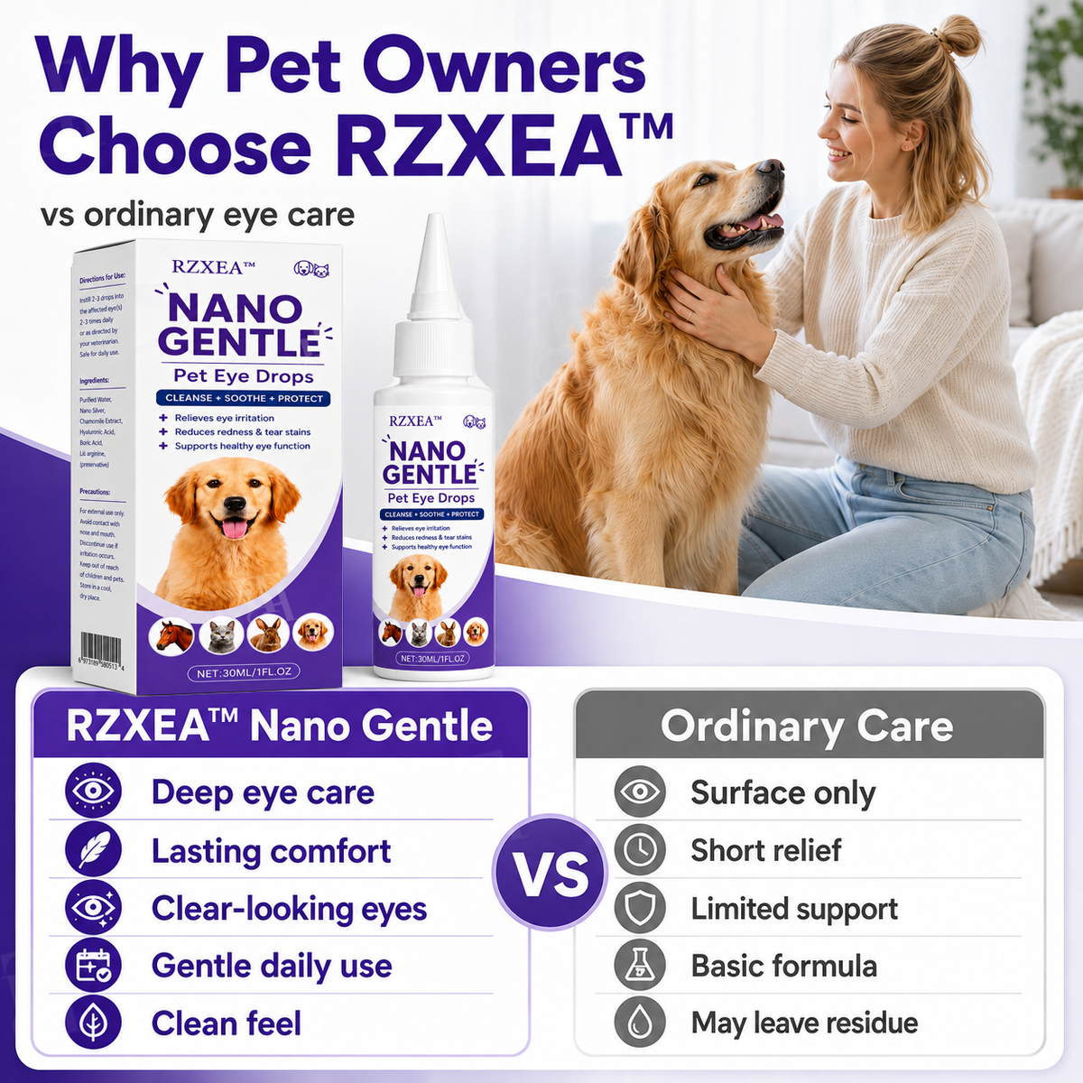 RZXEA™ Nano Gentle Pet Eye Drops (𝟟𝟘% 𝕆𝔽𝔽 𝗘𝗡𝗗𝗦 𝗜𝗡 𝟭𝟬 𝗠𝗜𝗡𝗨𝗧𝗘𝗦)