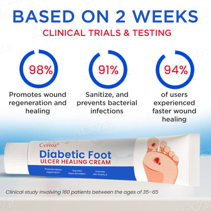 Cvreoz® Diabetic Foot Ulcer Healing Cream (𝟟𝟘% 𝕆𝔽𝔽 𝗘𝗡𝗗𝗦 𝗜𝗡 𝟭𝟬 𝗠𝗜𝗡𝗨𝗧𝗘𝗦)