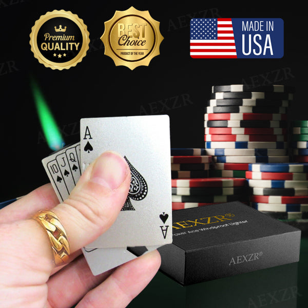 AEXZR® Poker Ace Windproof Lighter (𝟟𝟘% 𝕆𝔽𝔽 𝗘𝗡𝗗𝗦 𝗜𝗡 𝟭𝟬 𝗠𝗜𝗡𝗨𝗧𝗘𝗦)