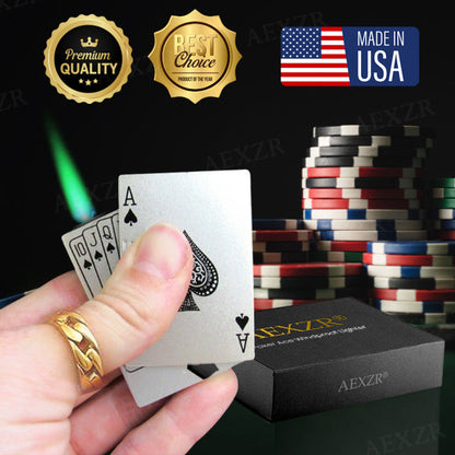 AEXZR® Poker Ace Windproof Lighter (𝟟𝟘% 𝕆𝔽𝔽 𝗘𝗡𝗗𝗦 𝗜𝗡 𝟭𝟬 𝗠𝗜𝗡𝗨𝗧𝗘𝗦)