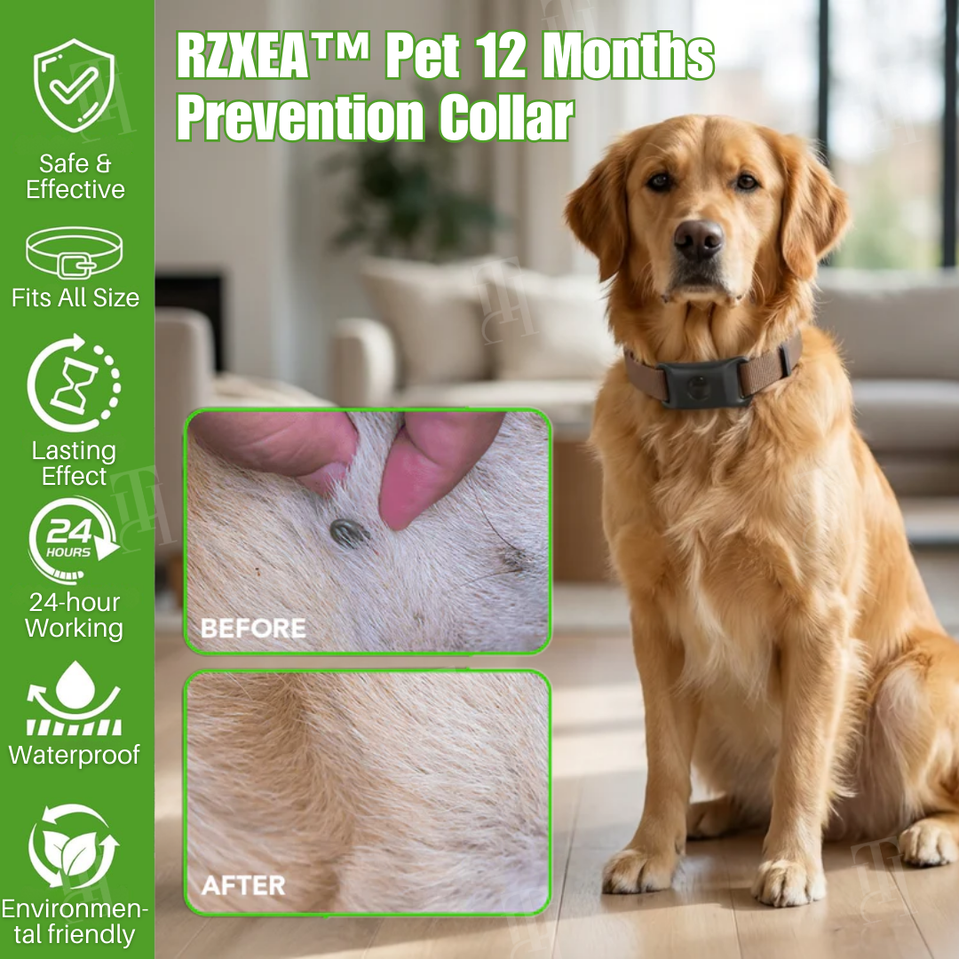 LAST 44 PCS LEFT!!! RZXEA™ Pet 12 Months Prevention Collar