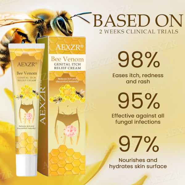 AEXZR® Bee Venom Genital Itch Relief Cream (𝟟𝟘% 𝕆𝔽𝔽 𝗘𝗡𝗗𝗦 𝗜𝗡 𝟭𝟬 𝗠𝗜𝗡𝗨𝗧𝗘𝗦)