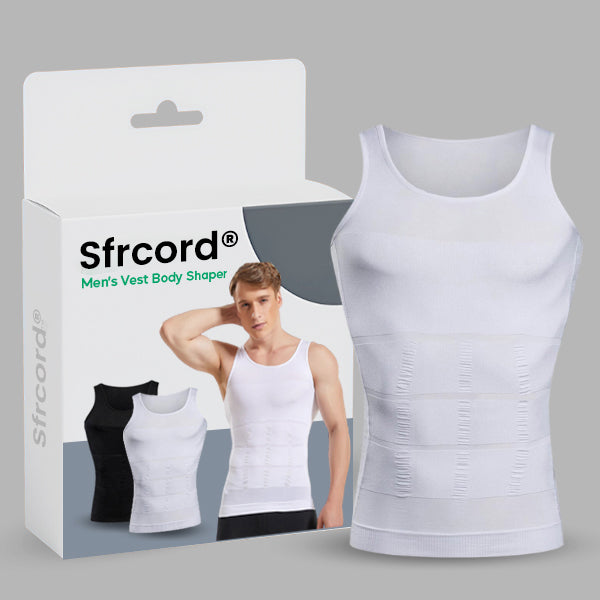 Sfrcord® Men’s Vest Body Shaper (𝟟𝟘% 𝕆𝔽𝔽 𝗘𝗡𝗗𝗦 𝗜𝗡 𝟭𝟬 𝗠𝗜𝗡𝗨𝗧𝗘𝗦)