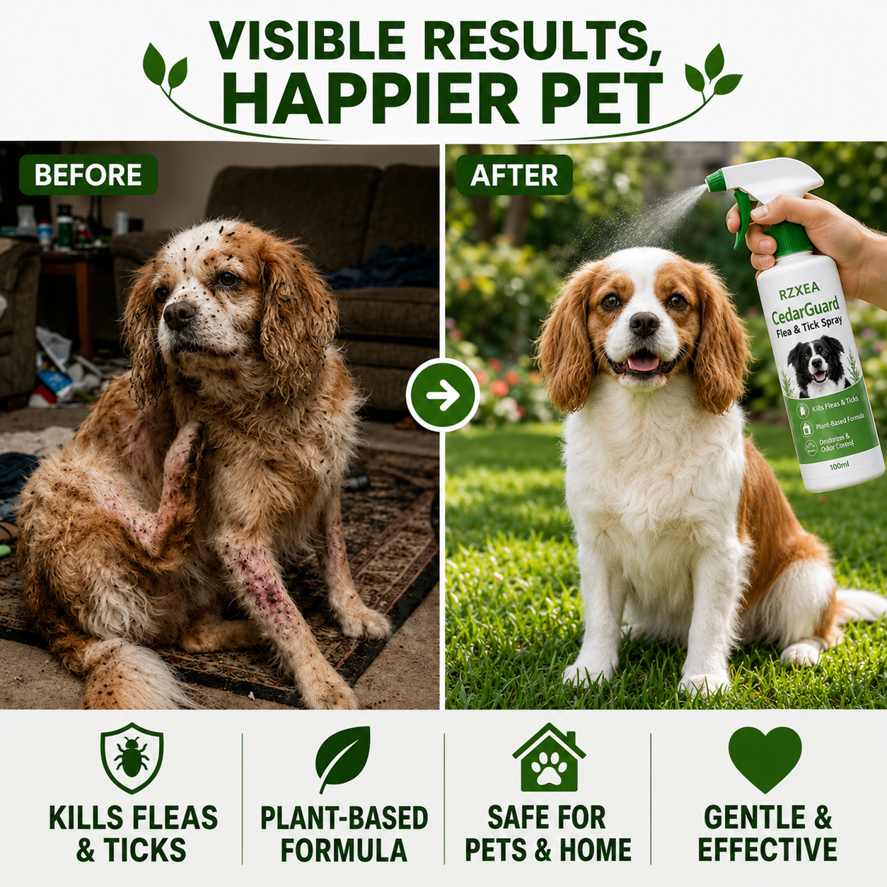 RZXEA™ CedarGuard Flea & Tick Spray (𝟟𝟘% 𝕆𝔽𝔽 𝗘𝗡𝗗𝗦 𝗜𝗡 𝟭𝟬 𝗠𝗜𝗡𝗨𝗧𝗘𝗦)