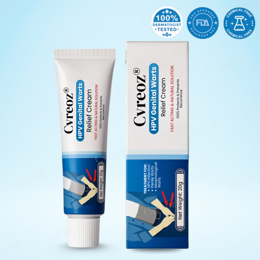 Cvreoz® HPV Genital Warts Relief Cream (𝟟𝟘% 𝕆𝔽𝔽 𝗘𝗡𝗗𝗦 𝗜𝗡 𝟭𝟬 𝗠𝗜𝗡𝗨𝗧𝗘𝗦)