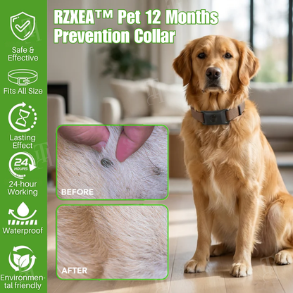RZXEA™ Pet 12 Months Prevention Collar(𝟟𝟘% 𝕆𝔽𝔽 𝗘𝗡𝗗𝗦 𝗜𝗡 𝟭𝟬 𝗠𝗜𝗡𝗨𝗧𝗘𝗦)