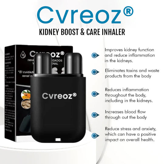 Cvreoz® Kidney Boost & Care Inhaler (𝟟𝟘% 𝕆𝔽𝔽 𝗘𝗡𝗗𝗦 𝗜𝗡 𝟭𝟬 𝗠𝗜𝗡𝗨𝗧𝗘𝗦)