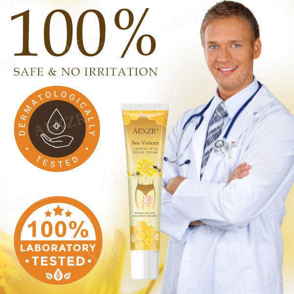 AEXZR® Bee Venom Genital Itch Relief Cream (𝟟𝟘% 𝕆𝔽𝔽 𝗘𝗡𝗗𝗦 𝗜𝗡 𝟭𝟬 𝗠𝗜𝗡𝗨𝗧𝗘𝗦)