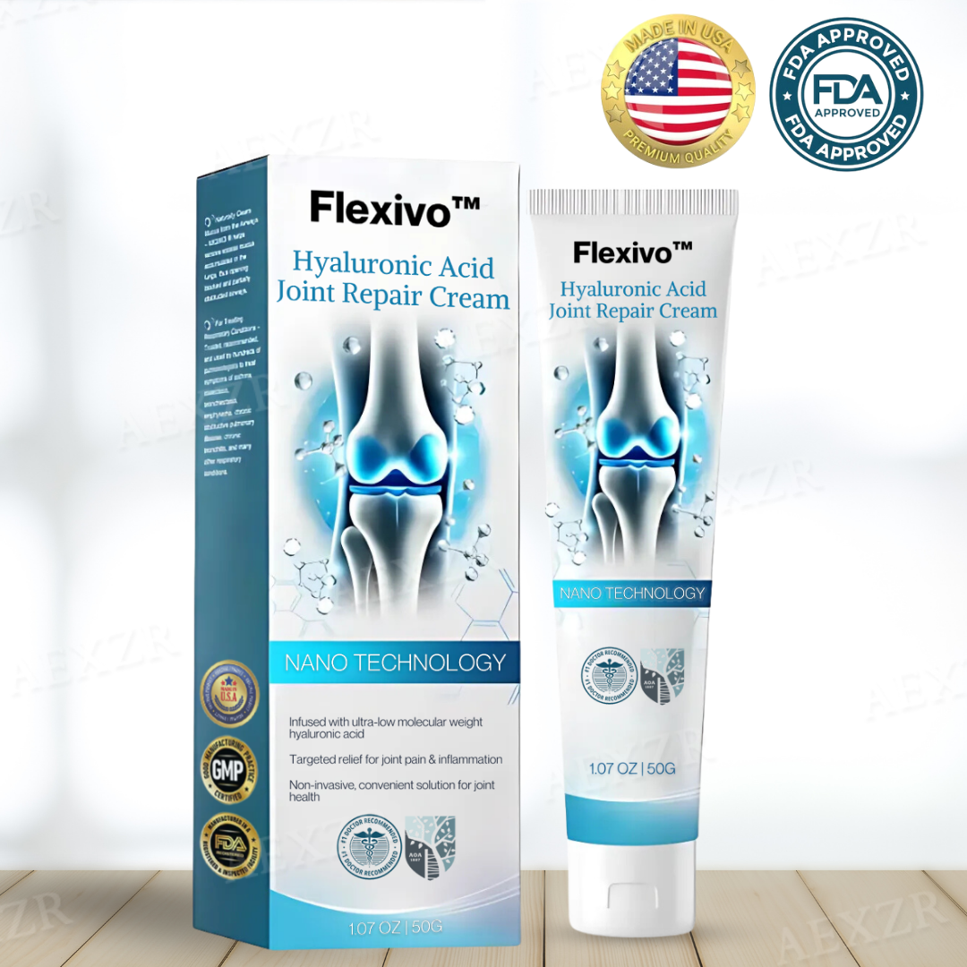 Flexivo™ Hyaluronic Acid Joint Repair Cream (𝟟𝟘% 𝕆𝔽𝔽 𝗘𝗡𝗗𝗦 𝗜𝗡 𝟭𝟬 𝗠𝗜𝗡𝗨𝗧𝗘𝗦)