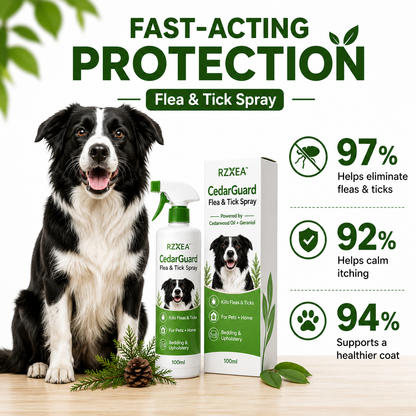 RZXEA™ CedarGuard Flea & Tick Spray (𝟟𝟘% 𝕆𝔽𝔽 𝗘𝗡𝗗𝗦 𝗜𝗡 𝟭𝟬 𝗠𝗜𝗡𝗨𝗧𝗘𝗦)